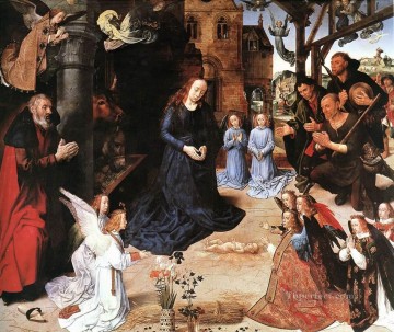 pieter cornelisz van der morsch Painting - The Adoration Of The Shepherds Hugo van der Goes